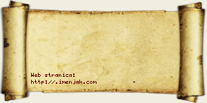 Jakov Perunović vizit kartica